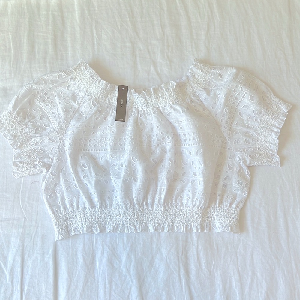 NWT Jcrew Women's Size XL Short Sleeve Blouse